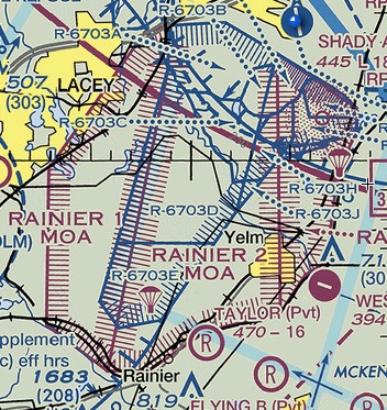 map of restricted airspace