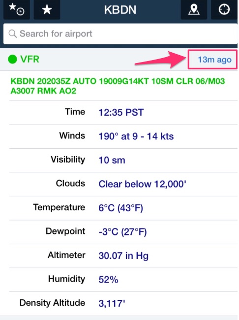 Is AWOS the same as the METAR?