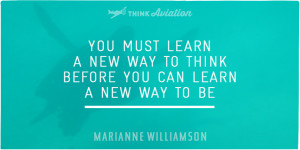 New way to think quote from Marianne Williamson