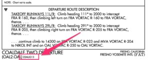 FAA SID expiration date