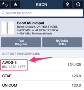 Is AWOS the same as the METAR?